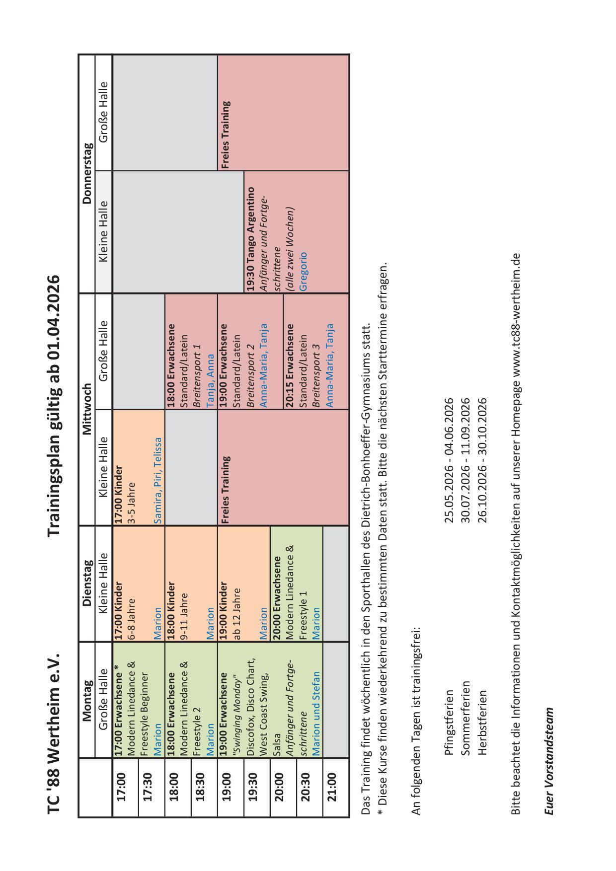 26 04 Trainingsplan 2026 2